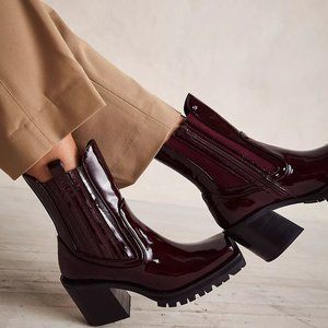 Jeffrey Campbell Sabine Chelsea Moto Boots - 8